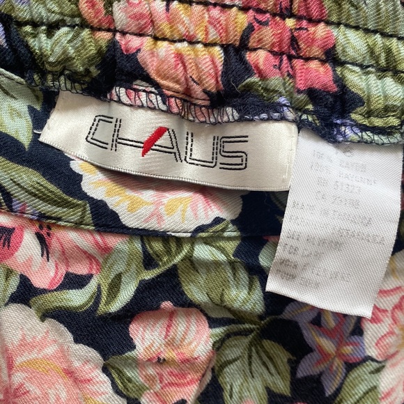 Gorgeous floral midi vintage skirt with pockets - Picture 2 of 7